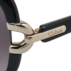 クロエ アジアンフィット サングラス CE637S ブラック プラスチック レディース Chloe 【中古】