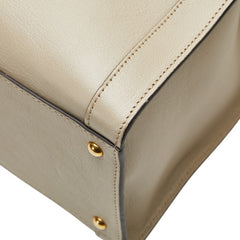 グッチ バンブー ダイアナ ミディアム ハンドバッグ ショルダーバッグ 2WAY 655658 ベージュ グリーン レザー レディース GUCCI 【中古】