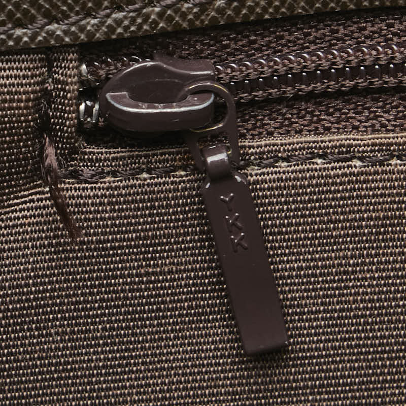 バーバリー ノバチェック ハンドバッグ ベージュ ブラウン キャンバス レザー レディース BURBERRY 【中古】