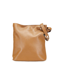 ロエベ ハンドバッグ ワンショルダーバッグ ブラウン レザー レディース LOEWE 【中古】