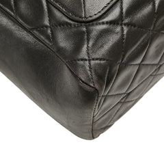 シャネル マトラッセ ココマーク ゴールド金具 ハンドバッグ ブラック ラムスキン レディース CHANEL 【中古】