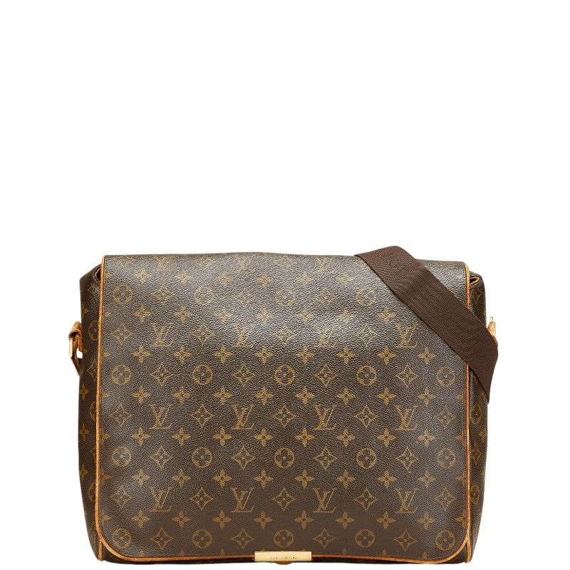 ルイ ヴィトン モノグラム アベス ショルダーバッグ M45257 ブラウン PVC レザー レディース LOUIS VUITTON 【中古】