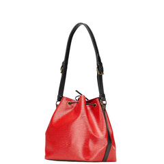 ルイ ヴィトン エピ プチノエ ワンショルダーバッグ M44172 カスティリアンレッド ノワール レザー レディース LOUIS VUITTON 【中古】