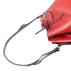 ルイ ヴィトン エピ プチノエ ワンショルダーバッグ M44172 カスティリアンレッド ノワール レザー レディース LOUIS VUITTON 【中古】