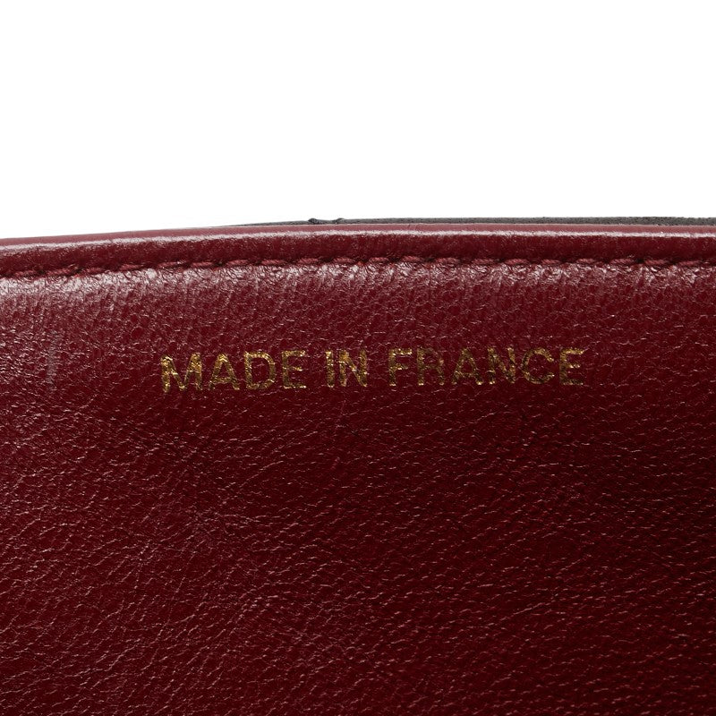 シャネル マトラッセ ココマーク 親子バッグ ハンドバッグ ブラック ラムスキン レディース CHANEL 【中古】