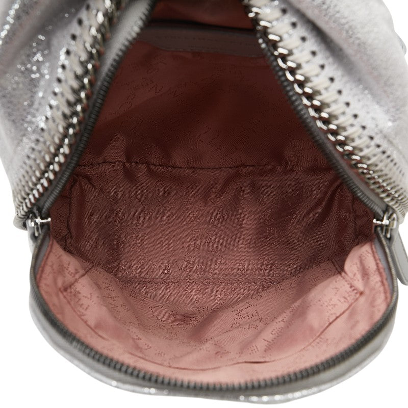 ステラマッカートニー ファラベラ リュック バックパック シルバー ポリエステル レディース Stella McCartney 【中古】