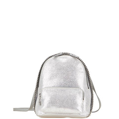 ステラマッカートニー ファラベラ リュック バックパック シルバー ポリエステル レディース Stella McCartney 【中古】