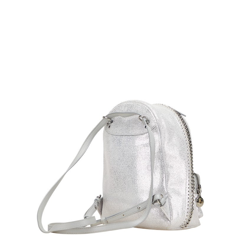 ステラマッカートニー ファラベラ リュック バックパック シルバー ポリエステル レディース Stella McCartney 【中古】
