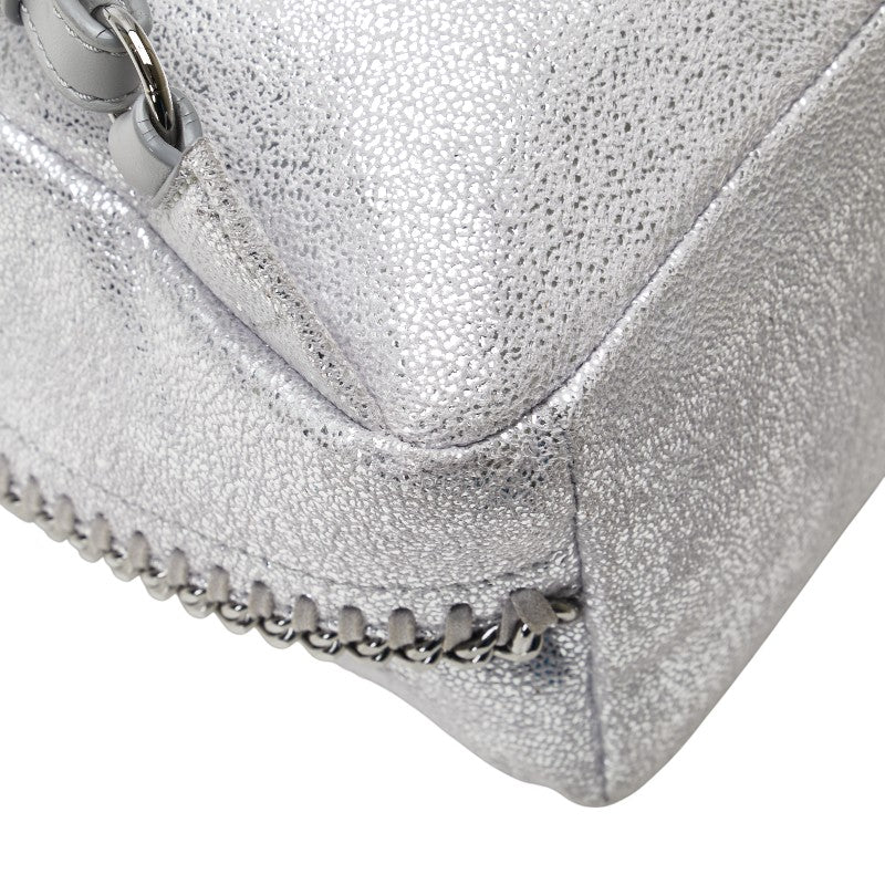 ステラマッカートニー ファラベラ リュック バックパック シルバー ポリエステル レディース Stella McCartney 【中古】