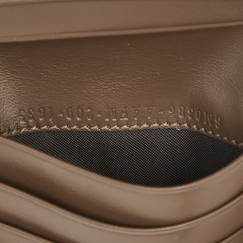 フェンディ F IS FENDI エフ イズ フェンディ 二つ折り財布 8M0386 ブラウン レザー レディース FENDI 【中古】