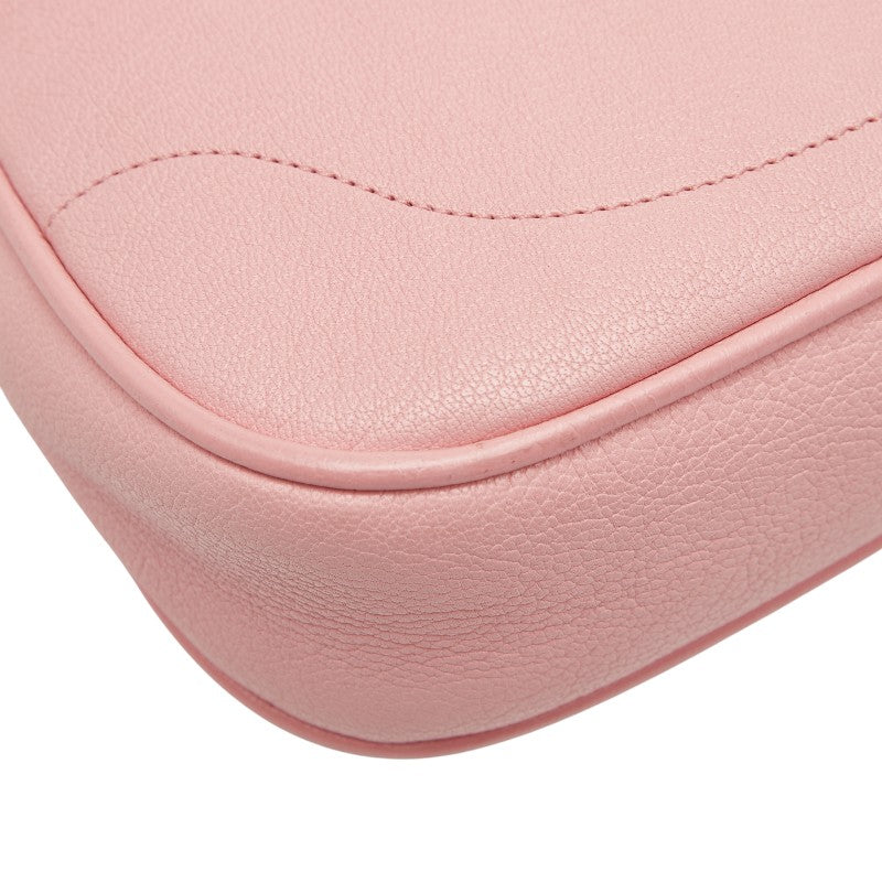 グッチ アフロディーテ ワンショルダーバッグ 731817 ピンク レザー レディース GUCCI 【中古】
