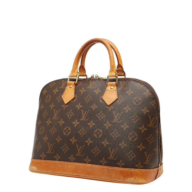 ルイ ヴィトン モノグラム アルマPM ハンドバッグ M51130 ブラウン PVC レザー レディース LOUIS VUITTON 【中古】