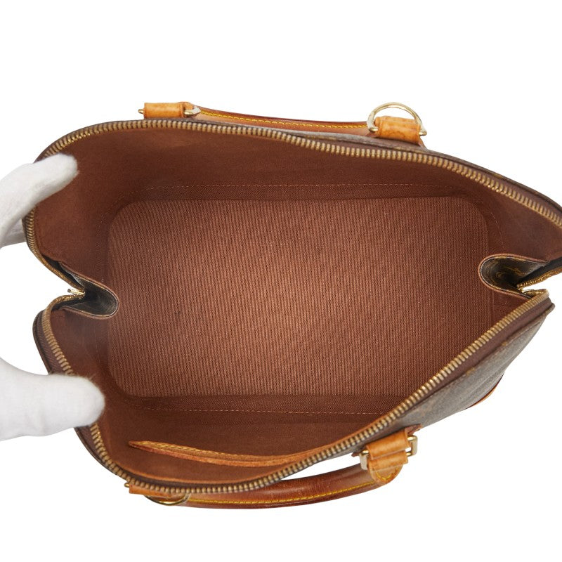 ルイ ヴィトン モノグラム アルマPM ハンドバッグ M51130 ブラウン PVC レザー レディース LOUIS VUITTON 【中古】