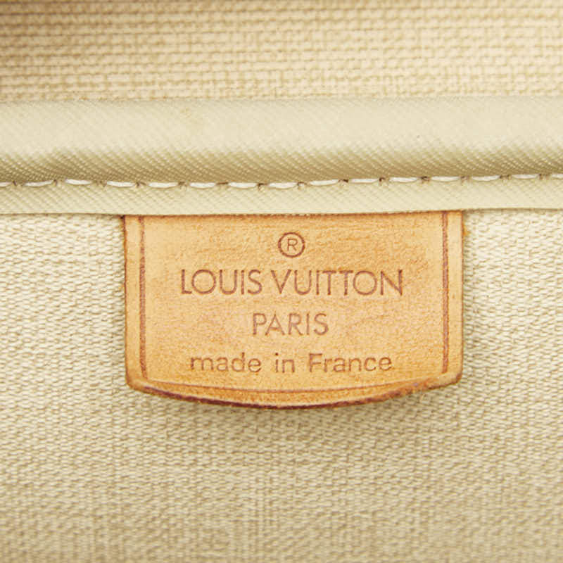 ルイ ヴィトン モノグラム ドーヴィル ハンドバッグ M47270 ブラウン PVC レザー レディース LOUIS VUITTON 【中古】