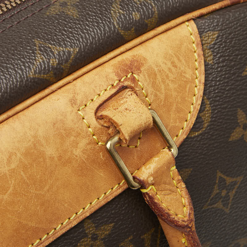 ルイ ヴィトン モノグラム ドーヴィル ハンドバッグ M47270 ブラウン PVC レザー レディース LOUIS VUITTON 【中古】