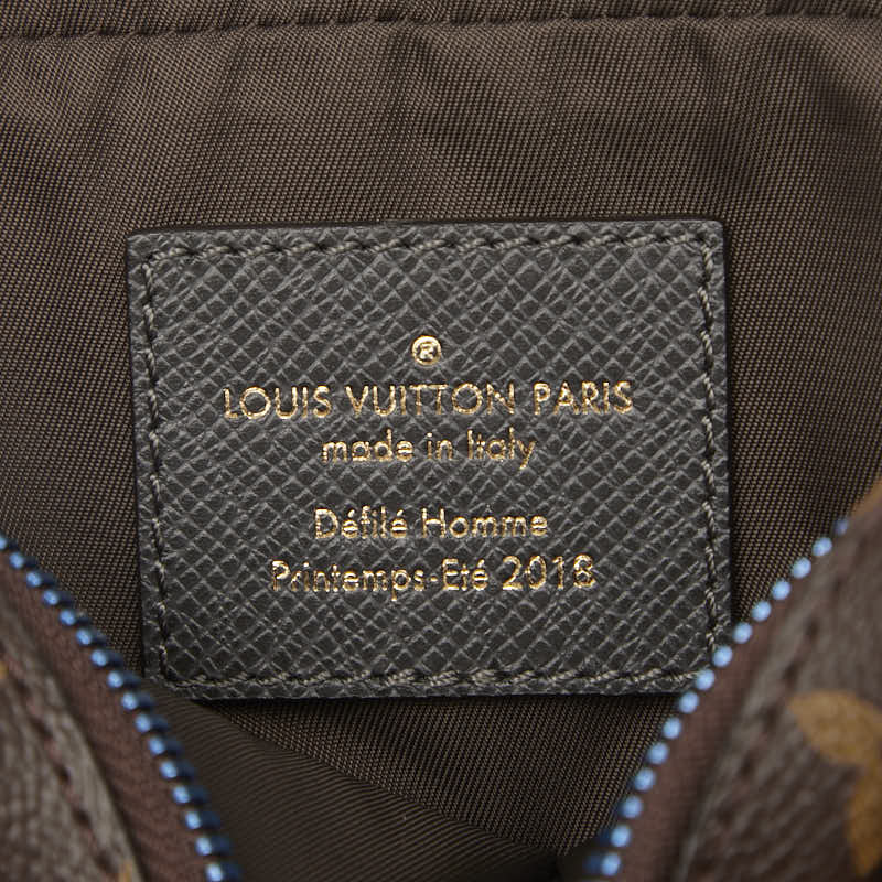 ルイ ヴィトン × キム ジョーンズ モノグラム パシフィック バムバック ボディバッグ ウエストバッグ M43828 ブラウン PVC レザー メンズ LOUIS VUITTON 【中古】