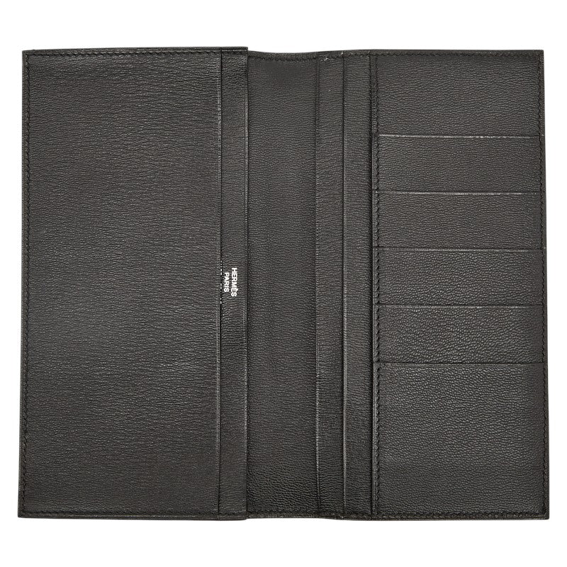 エルメス MC2フレミング 長財布 ブラック アリゲーター レディース HERMES 【中古】