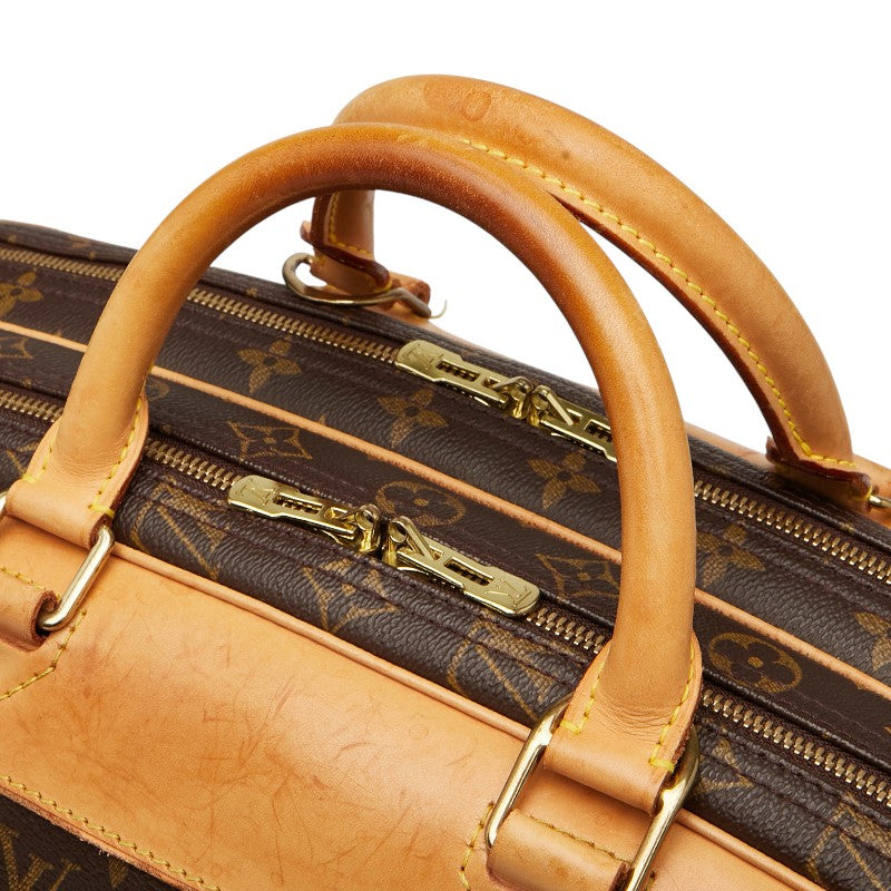 ルイ ヴィトン モノグラム アリゼ ボストンバッグ M41399 ブラウン レザー PVC メンズ LOUIS VUITTON 【中古】