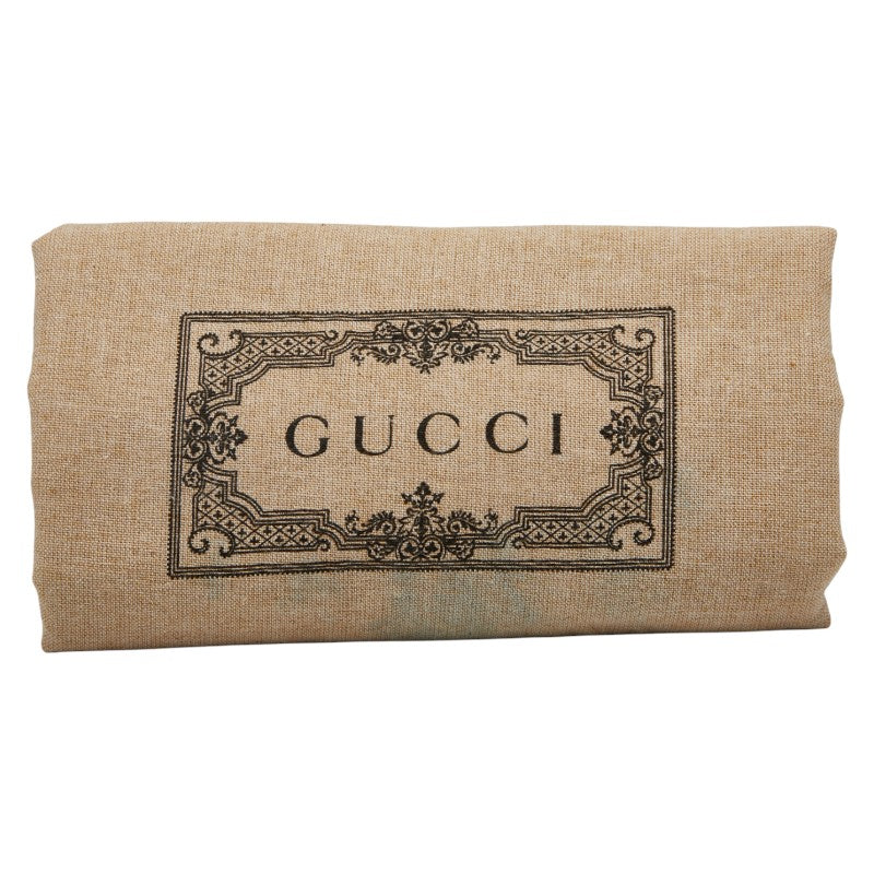 グッチ GGスプリーム ショルダーバッグ 201446 ベージュ ブラウン PVC レザー レディース GUCCI 【中古】