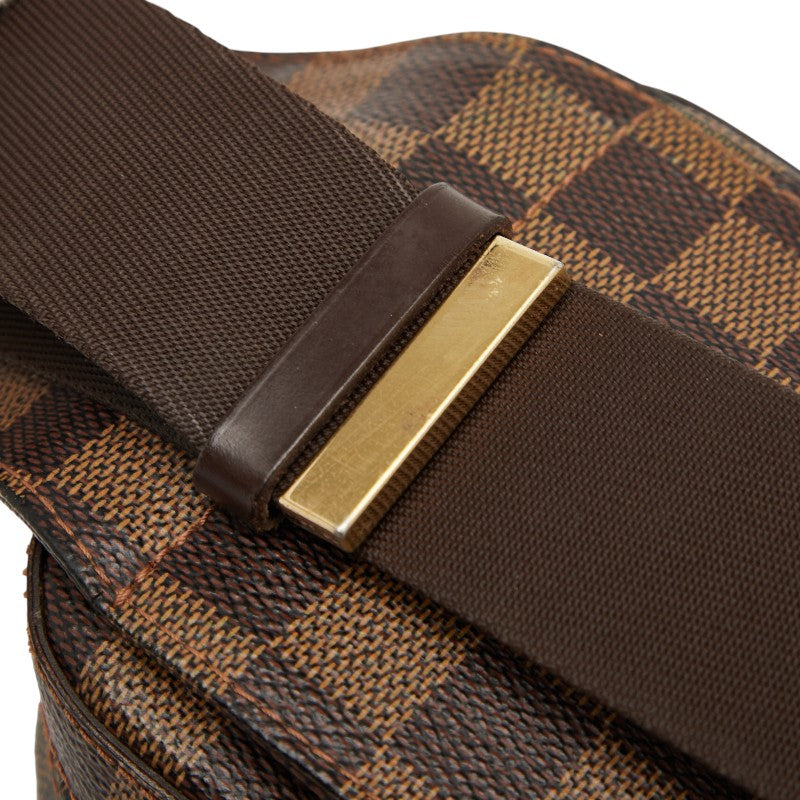 ルイ ヴィトン ダミエ ジェロニモス ショルダーバッグ ボディバッグ N51994 ブラウン PVC レザー メンズ LOUIS VUITTON 【中古】
