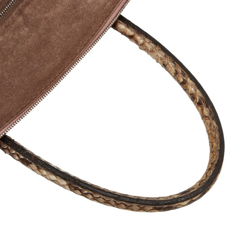 ルイ ヴィトン パルナセア ロックイット PM ハンドバッグ N92045 マグノリア ピンク レザー パイソン レディース LOUIS VUITTON 【中古】