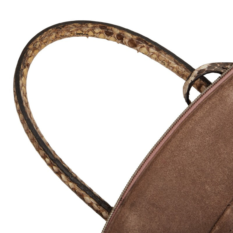 ルイ ヴィトン パルナセア ロックイット PM ハンドバッグ N92045 マグノリア ピンク レザー パイソン レディース LOUIS VUITTON 【中古】