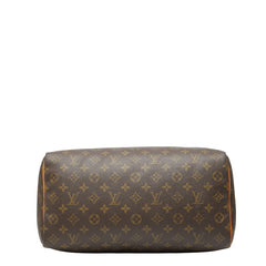 ルイ ヴィトン モノグラム スピーディ35 ハンドバッグ ボストンバッグ 旅行用バッグ M41524 ブラウン PVC レザー レディース LOUIS VUITTON 【中古】