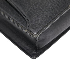 バーバリー ビジネスバッグ ブラック レザー PVC メンズ BURBERRY 【中古】