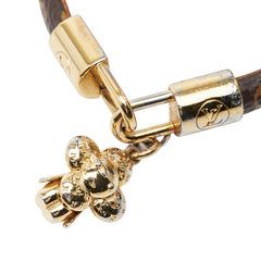 ルイ ヴィトン モノグラム ヴィヴィアンヌ ブレスレット M6773 ブラウン PVC メッキ レディース LOUIS VUITTON 【中古】