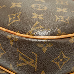 ルイ ヴィトン モノグラム リポーターPM 斜め掛け ショルダーバッグ M45254 ブラウン PVC レザー レディース LOUIS VUITTON 【中古】