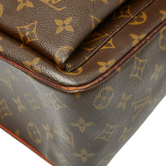 ルイ ヴィトン モノグラム ミュルティプリ シテ トートバッグ ハンドバッグ M51162 ブラウン PVC レザー レディース LOUIS VUITTON 【中古】