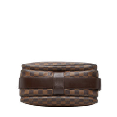 ルイ ヴィトン ダミエ ナヴィグリオ 斜め掛け ショルダーバッグ N45255 ブラウン PVC レザー レディース LOUIS VUITTON 【中古】