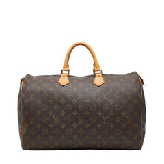 ルイ ヴィトン モノグラム スピーディ40 ハンドバッグ ボストンバッグ トラベルバッグ M41522 ブラウン PVC レザー レディース LOUIS VUITTON 【中古】