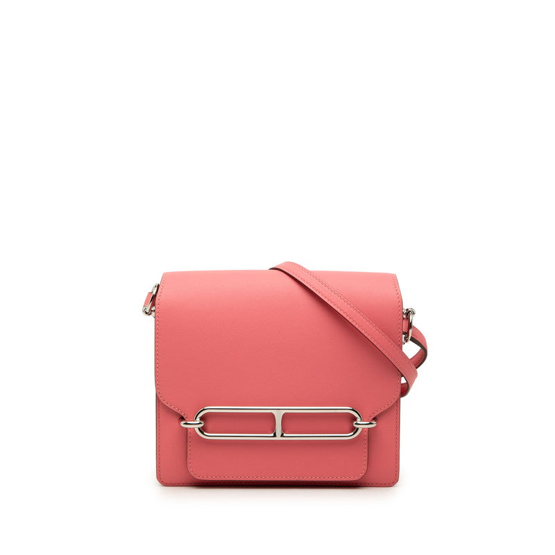 エルメス ロウリス ルリ ショルダーバッグ ローズアザレ ピンク スイフト レディース HERMES 【中古】