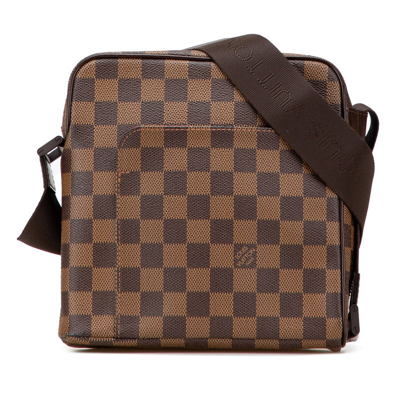 ルイ ヴィトン ダミエ オラフPM 斜め掛け ショルダーバッグ N41442 ブラウン PVC レザー レディース LOUIS VUITTON 【中古】