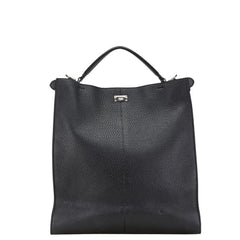 フェンディ ピーカブー アイシーユー ハンドバッグ トートバッグ 7VA528 ブラック レザー レディース FENDI 【中古】