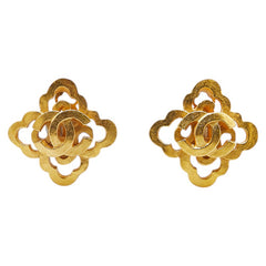 シャネル ココマーク イヤリング ゴールド メッキ レディース CHANEL 【中古】