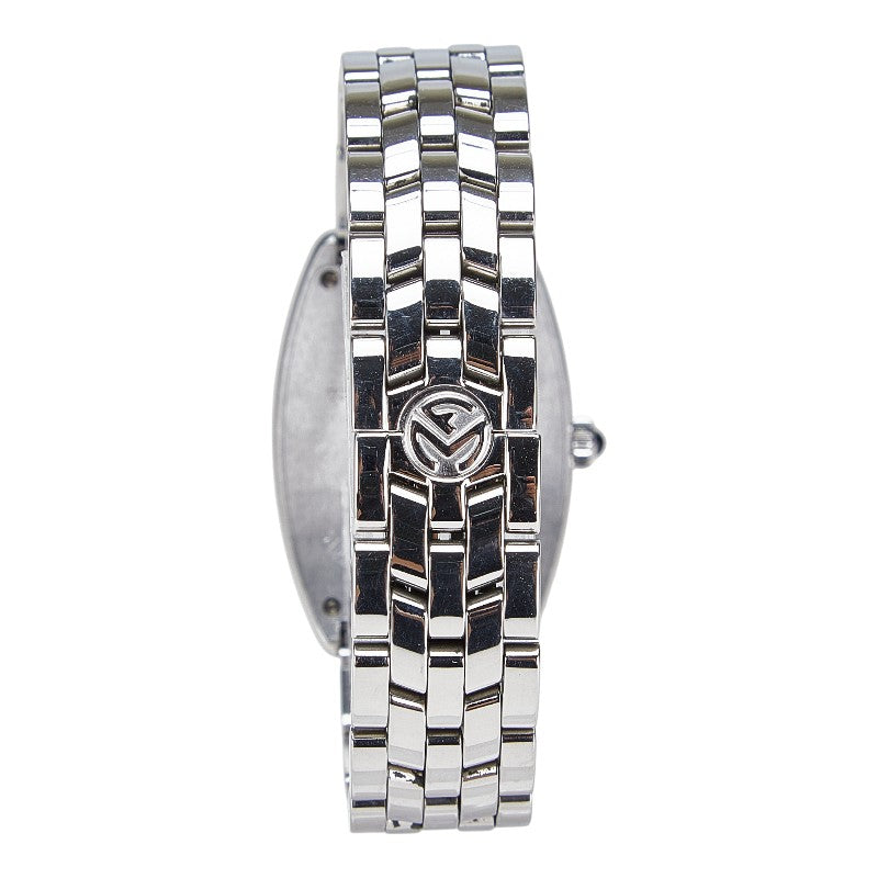 フランクミュラー トノーカーベックス 腕時計 1752B クオーツ ブラック文字盤 ステンレススチール レディース FRANCK MULLER 【中古】