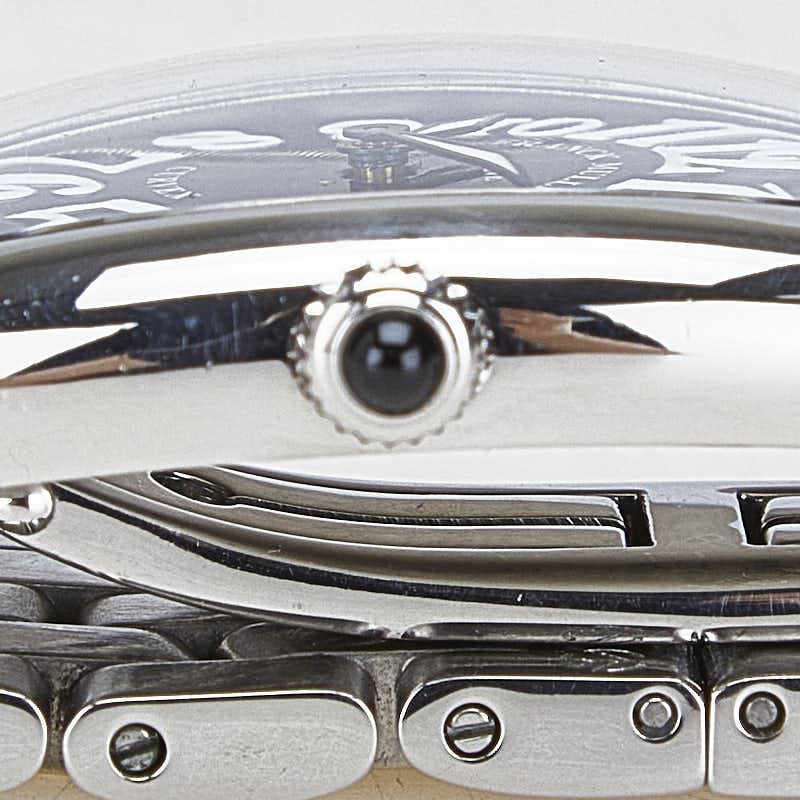 フランクミュラー トノーカーベックス 腕時計 1752B クオーツ ブラック文字盤 ステンレススチール レディース FRANCK MULLER 【中古】