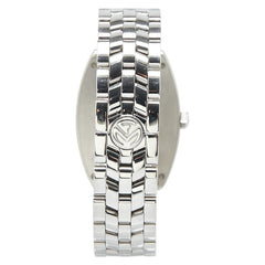 フランクミュラー カサブランカ トノー カーベックス 腕時計 7500S6 手巻き ホワイト文字盤 ステンレススチール レディース FRANCK MULLER 【中古】