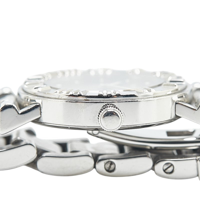 ティファニー アトラス 腕時計 クオーツ ブラック文字盤 ステンレススチール レディース TIFFANY&Co. 【中古】