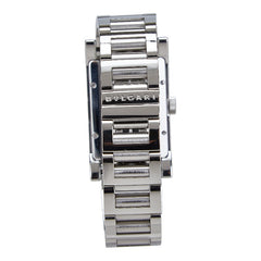 ブルガリ レッタンゴロ 腕時計 RT45S 自動巻き ホワイト文字盤 ステンレススチール メンズ BVLGARI 【中古】
