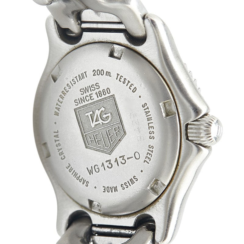タグホイヤー セル 腕時計 WG1313-0 クオーツ グレー文字盤 ステンレススチール レディース TAG HEUER 【中古】