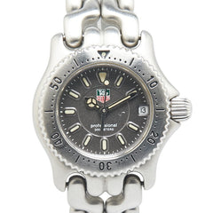 タグホイヤー セル 腕時計 WG1413-0 クオーツ グレー文字盤 ステンレススチール レディース TAG HEUER 【中古】