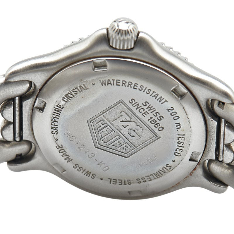 タグホイヤー セル 腕時計 WG1213-K0 クオーツ グレー文字盤 ステンレススチール メンズ TAG HEUER 【中古】