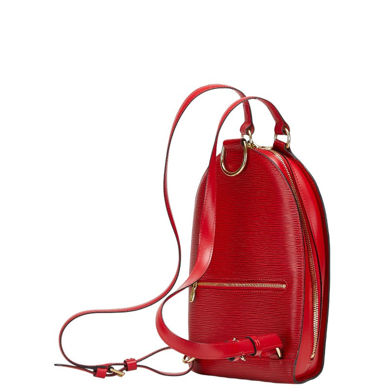 ルイ ヴィトン エピ マビオン リュック バックパック M52237 カスティリアン レッド レザー レディース LOUIS VUITTON 【中古】
