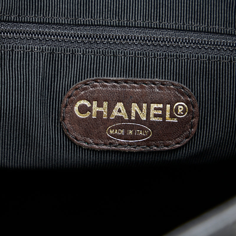 シャネル ココマーク ハンドバッグ トートバッグ ブラック ゴールド マットキャビアスキン レディース CHANEL 【中古】