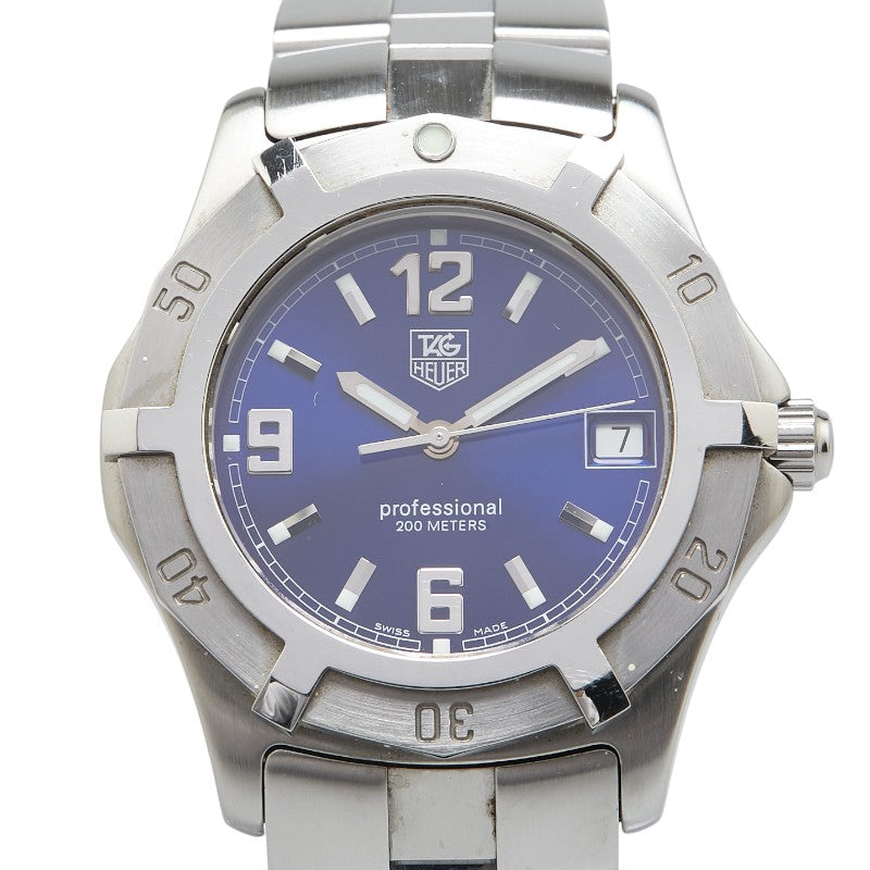 タグホイヤー エクスクルーシブ 腕時計 WN1112 クオーツ ブルー文字盤 ステンレススチール メンズ TAG HEUER 【中古】