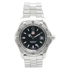タグホイヤー 2000シリーズ 腕時計 WK1310-0.BA03198 クオーツ ブラック文字盤 ステンレススチール レディース TAG HEUER 【中古】