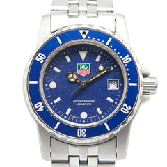 タグホイヤー 腕時計 WD1414-G-20 クオーツ ブルー文字盤 ステンレススチール レディース TAG HEUER 【中古】